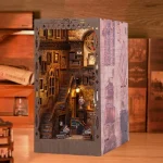 Enchanted Edges: Buchecken aus Holz für märchenhafte Fantasien